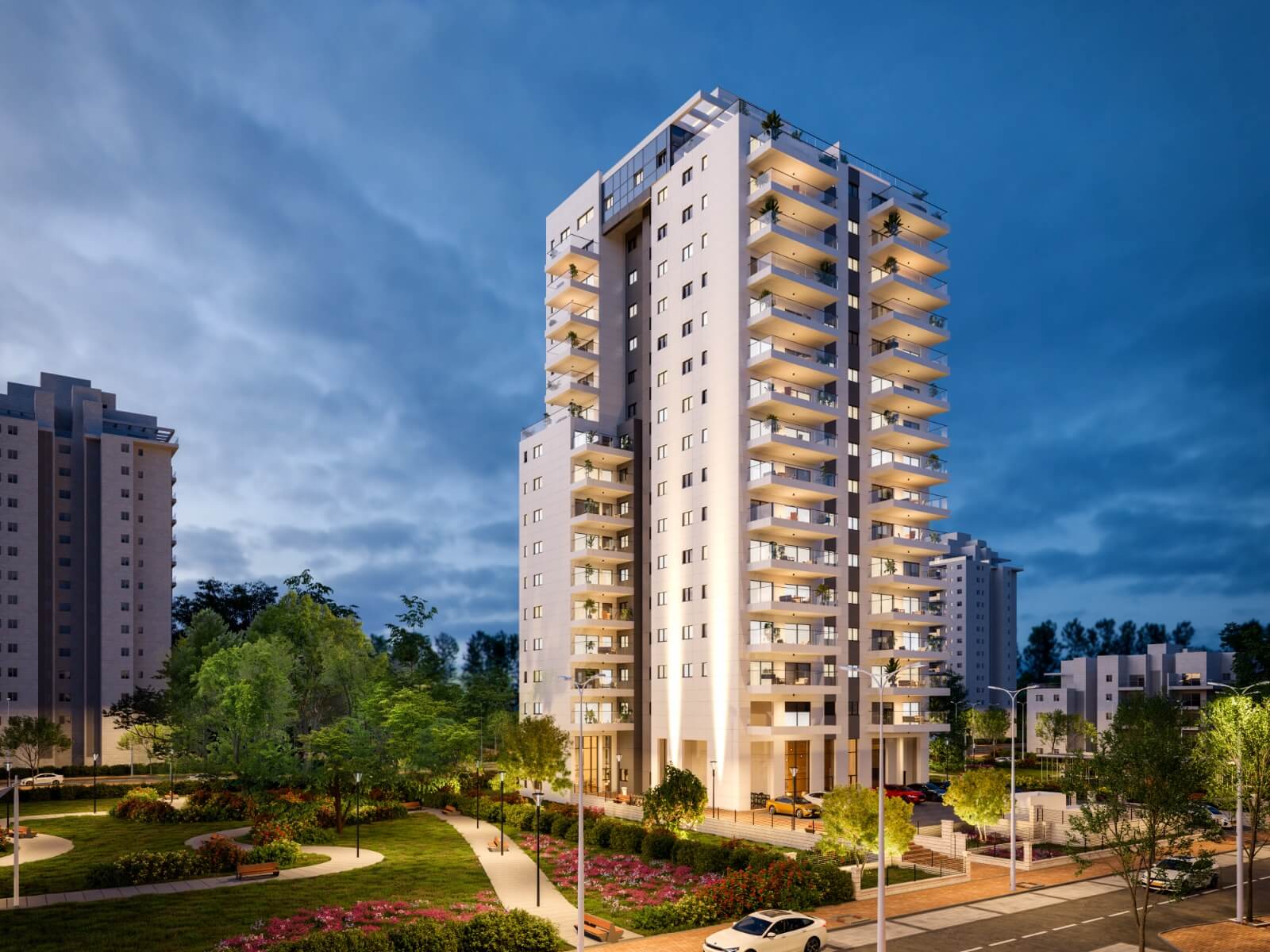 רחוב רמבה אייזיק, נתניה הקמת מבנה מגורים הכולל 61 יח"ד